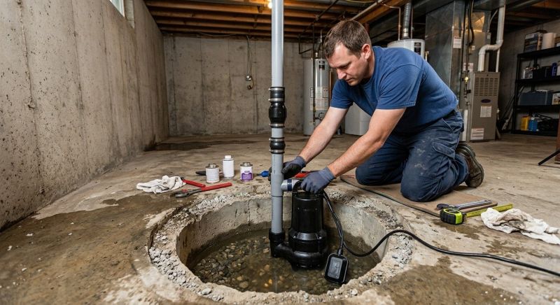 Basement Drainage Installation in Pompano Beach, FL