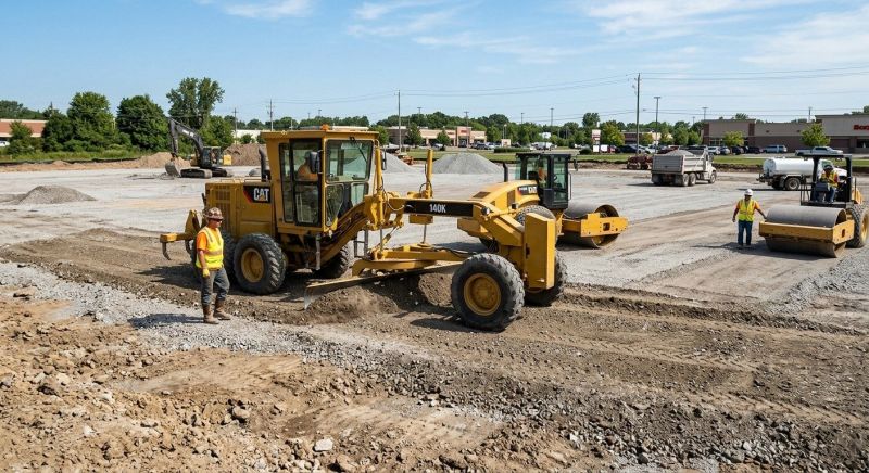 Parking Lot Excavation in Houston, TX