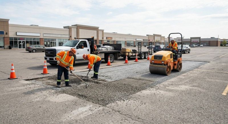 Parking Lot Gravel Repair in Atlanta, GA